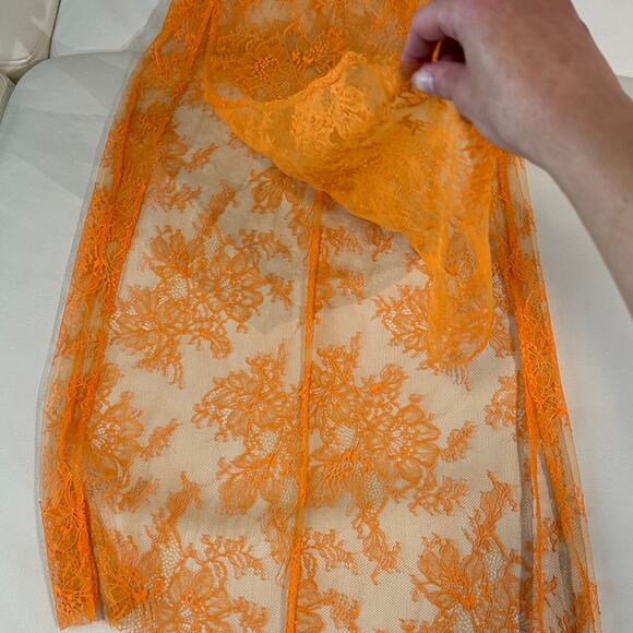 Michael Costello x Revolve Ophelia Maxi Skirt in Orange - Picture 7 of 8